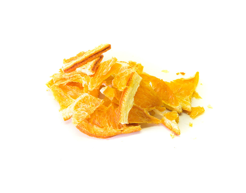 Апельсин с цедрой сублимированный, кусочки / 25 гр