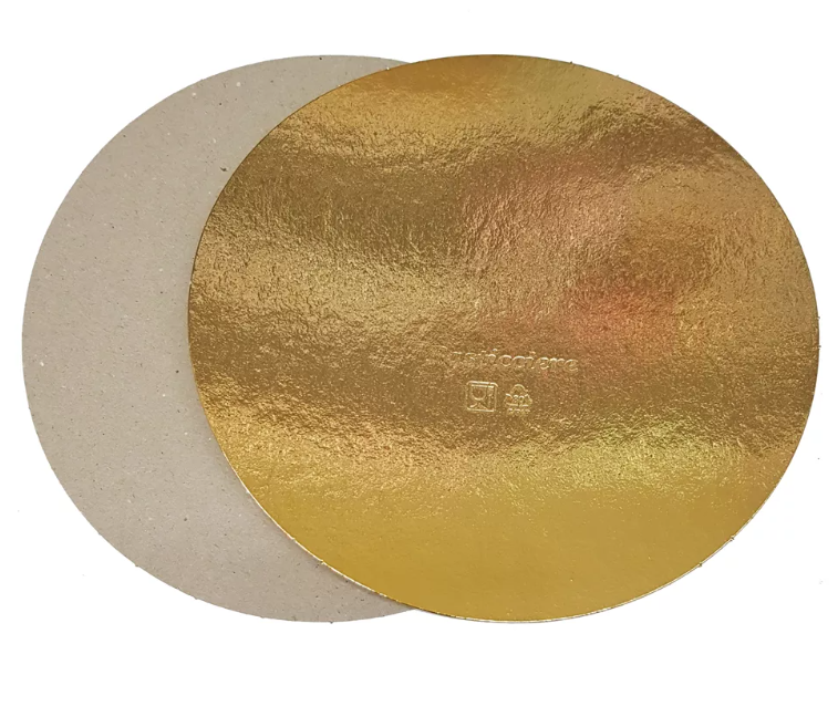 Подложка тонкая (0,8мм) Золото 12 см