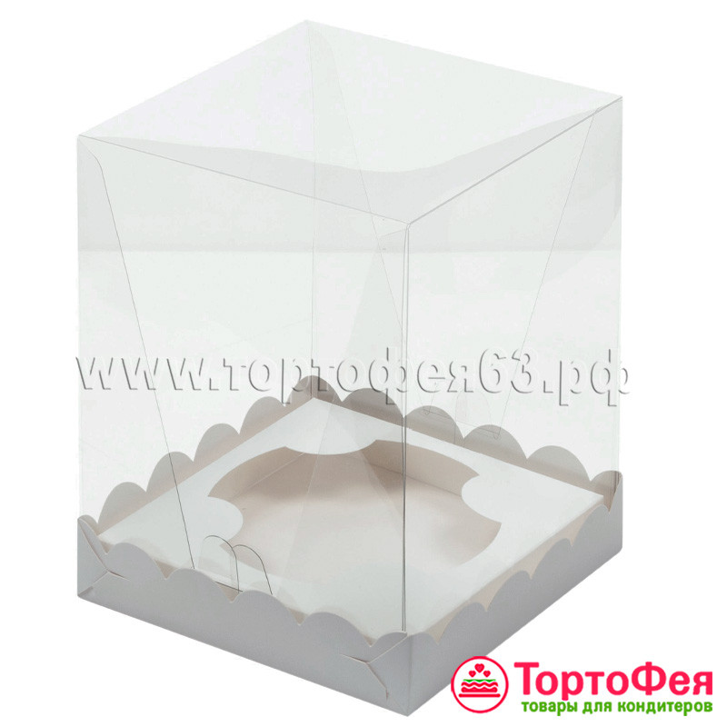 Коробка с прозрачным куполом 15х15х20 см + ложемент для кулина