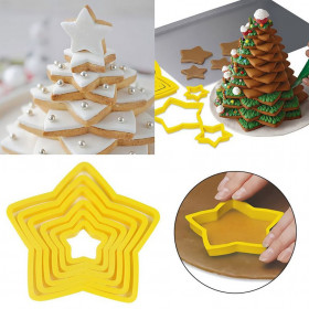 Вырубки &quot;Звезда&quot; 6 шт / пластик