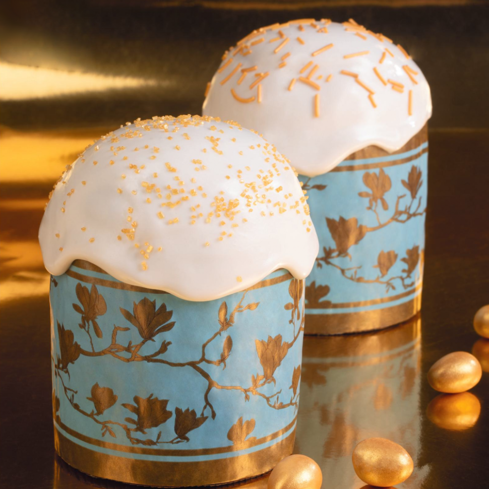 Форма бумаж. Кулич "Магнолия" 120 гр (7*8,5 см) / 10 шт  