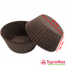 Тарталетки 50х35 мм Коричневые / 25 шт 
