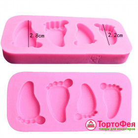 Молд силиконовый &quot;Ножки&quot; 