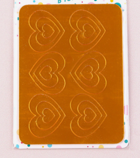 Набор"Сердечек", акрил / 18 шт