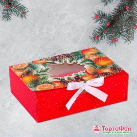 Коробка 16,5х12,5х5 см "Апельсины" 