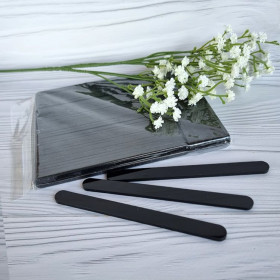 Палочки акриловые для эскимо 11 см, Черные / 5 шт   