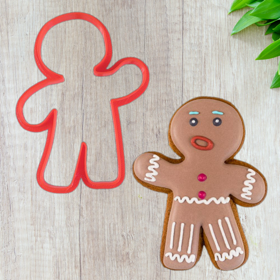 Вырубка "Пряничный человечек" - 11 см