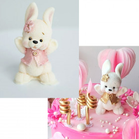 Фигурка из глазури &quot;Зайка: Хочу на ручки&quot; 9 см / 1 шт