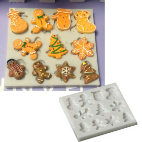 Молд силиконовый &quot;Новый год&quot;