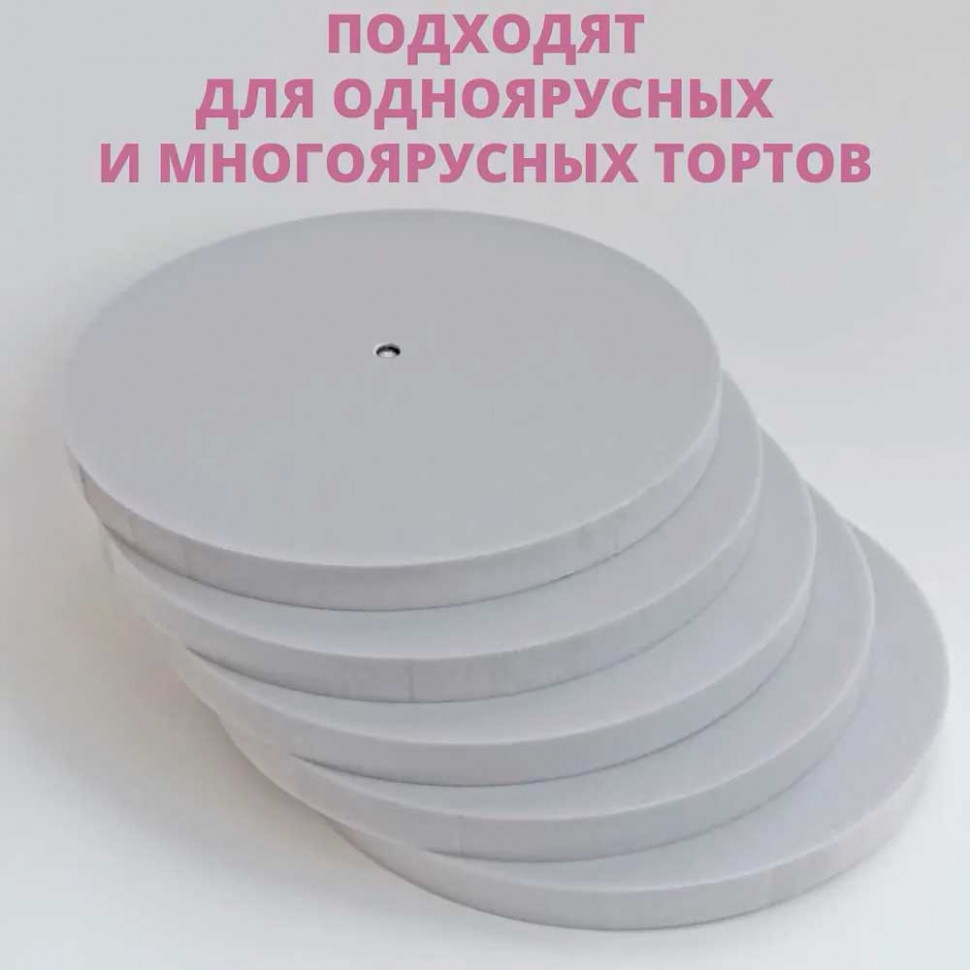 Подложка из пенополистирола d 30 (толщ. 2см) с отверстием