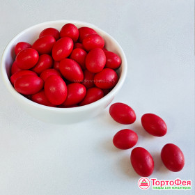 Драже из воздушного риса в глазури "Яйца  красные", 25 гр  