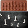 Форма силиконовая "Шахматы", 16 шт