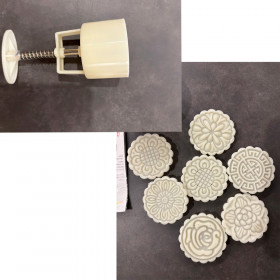 Плунжер для мункейков &quot;Узоры&quot; / 4 шт (d 5,6 см)