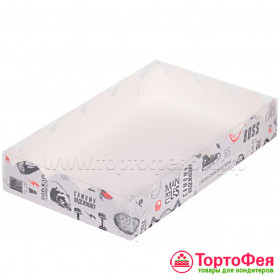 Коробка для прян. 20х12х3,5 см с прозрач.крышкой "Boss"   