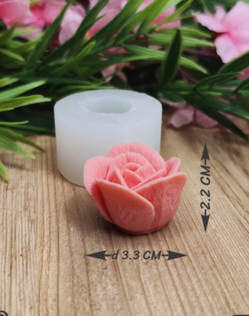 Молд силиконовый &quot;Роза 3,3 см&quot; 