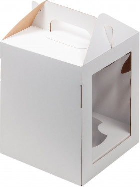 Коробка-сундучок 16х16х20 см  гофрокартон 