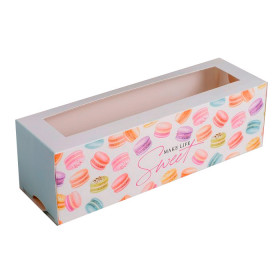 Коробка для макарони 18х5,5х5,5 см &quot;Sweet&quot;
