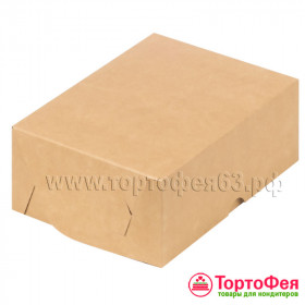 Коробка 15х11х7 см серии Эконом, крафт 