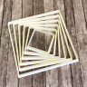 Набор вырубок «Квадраты» 6 шт