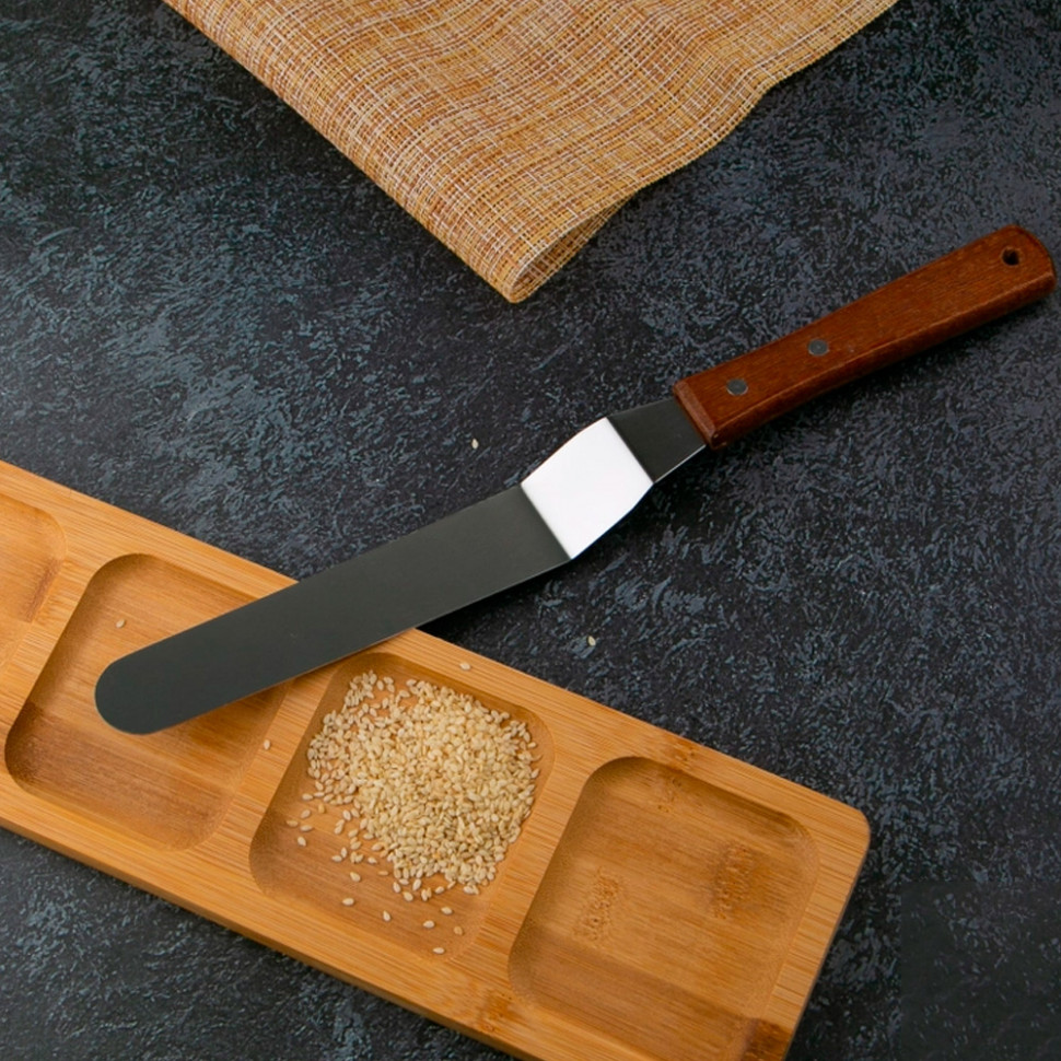 Мастихин изогнутый, рабочая поверхность 19.5 см