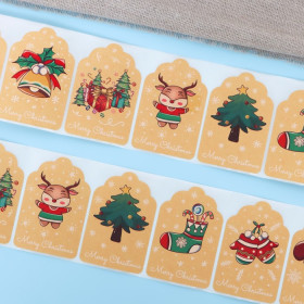 Набор наклеек «Merry Christmas» ассорти, 10 шт