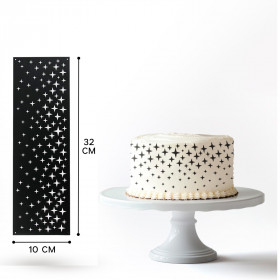 Трафарет «Звездочки» 32х10 см