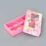 Коробка для 8 конфет с окном "Розочки"