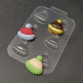 Форма пластиковая &quot;Шапочки&quot;