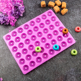 Форма силиконовая &quot;Пончики&quot; микро (2см) / 48 яч.