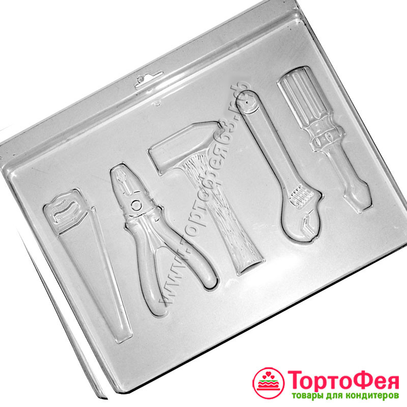 Форма пластик. "Инструменты" 5 шт