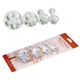 Вырубка-плунжер "Цветок яблони", набор 4 шт 