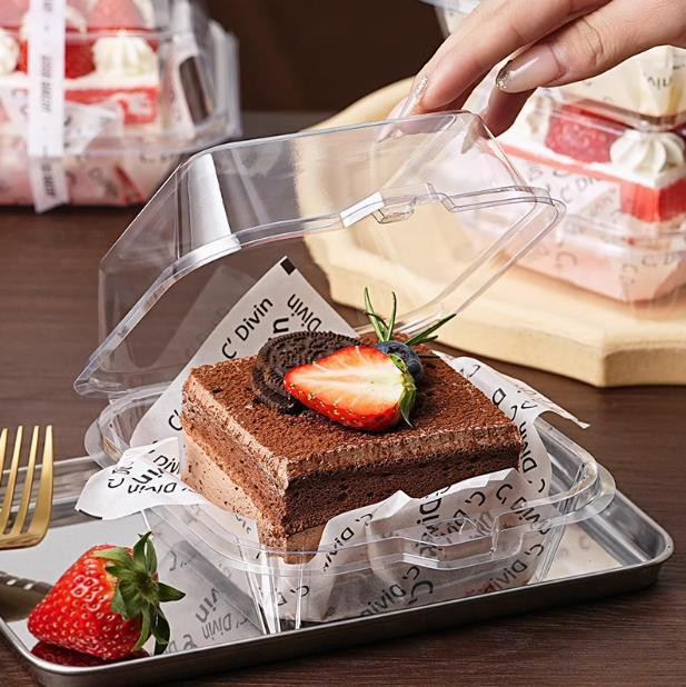 Коробка-бокс Прозрачная для бенто-торта D 10 см, h 8 см 