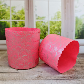 Форма бумажная Кулич "Светлая Пасха" 200-250 гр (9*9 см) / 10 шт    