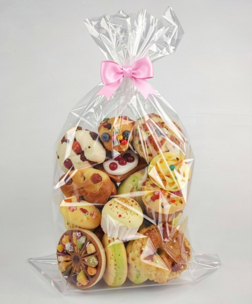 Пакеты 13,5*32 см с объемным дном / 10 шт