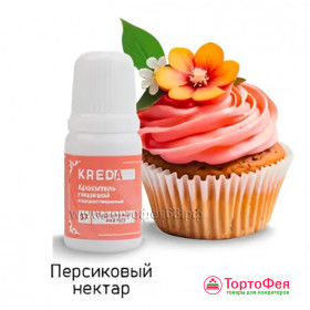 Краситель гелевый водорастворимый Kreda Lux Персиковый нектар, 10 гр 
