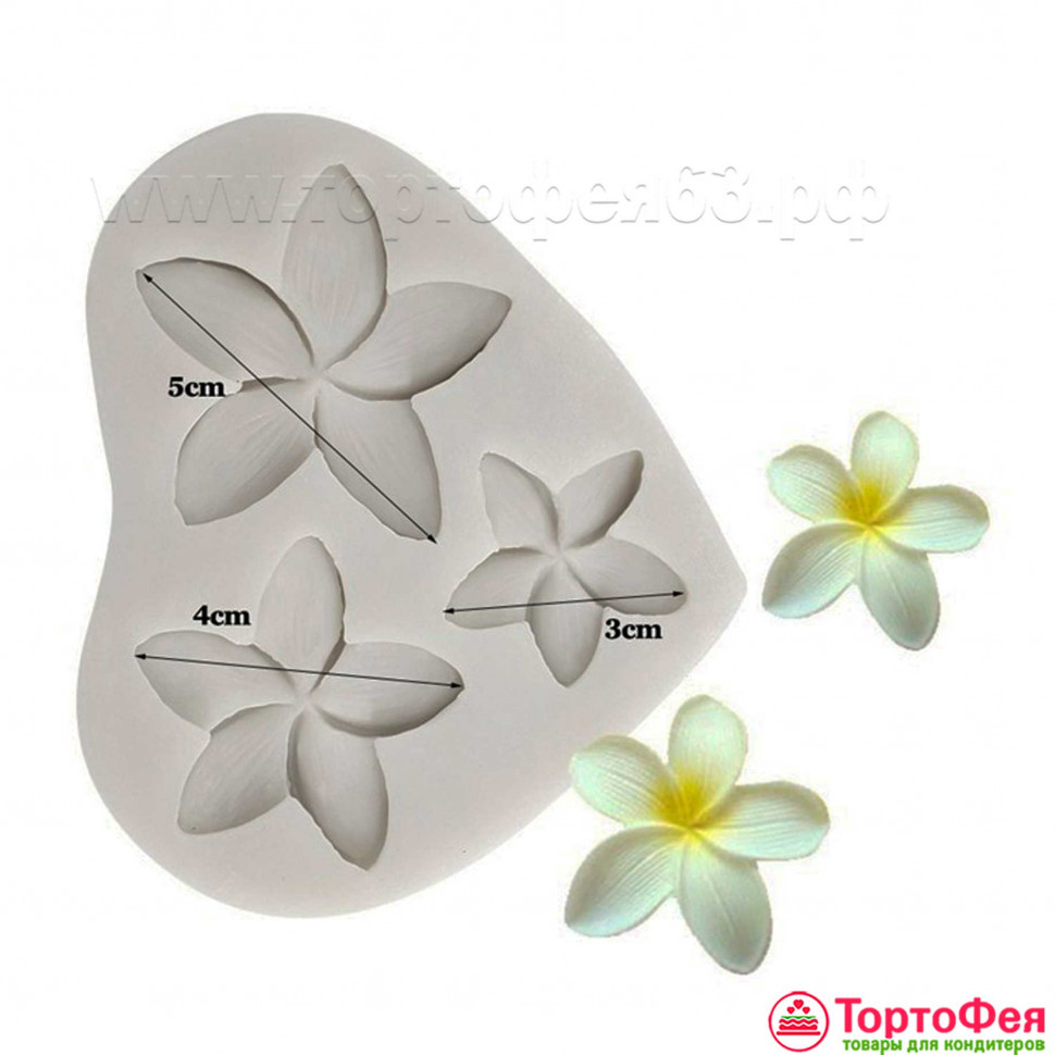 Молд Три цветка