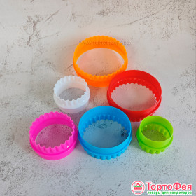 Вырубка &quot;Круг&quot; двусторонняя, набор 5 шт