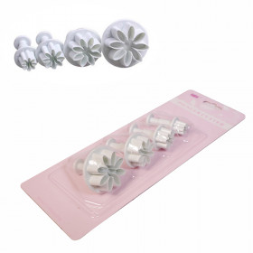 Вырубка-плунжер &quot;Ромашка&quot;, набор 4 шт  