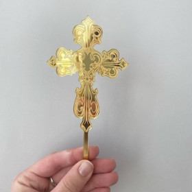 Топпер "Крестик" 10 см