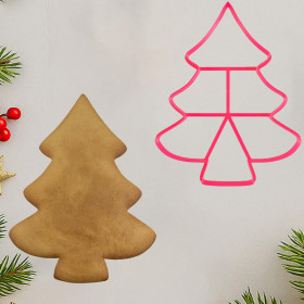 Вырубка для торта &quot;Елка&quot; 20 см