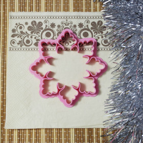 Вырубка &quot;Снежинка&quot;, 10 см