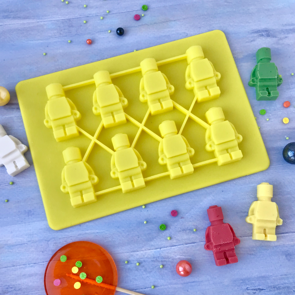 Форма силиконовая "Конструктор / человечки", 8 шт