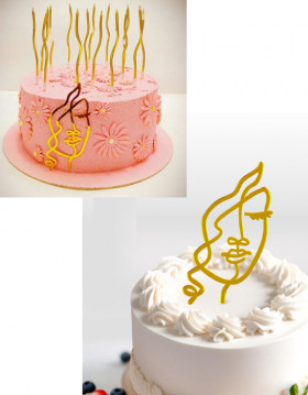 Украшение для торта «Силуэт нежность»