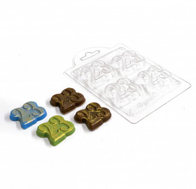 Форма пластик. "Цифры 23 мини"