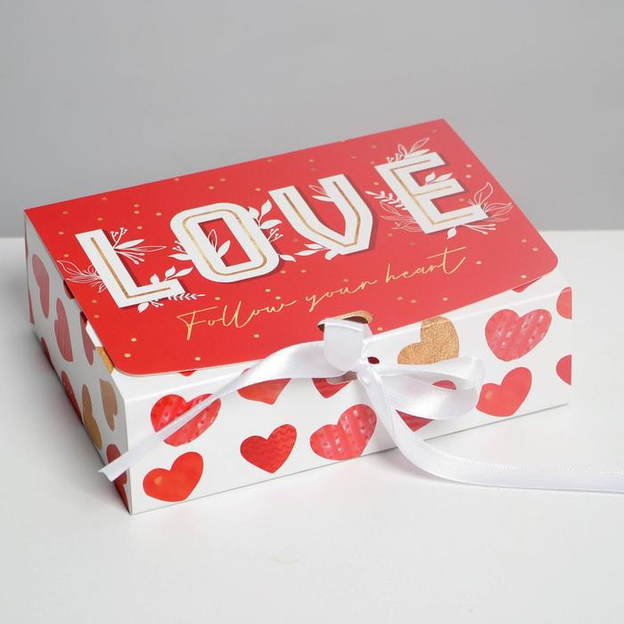 Коробка 16,5х12,5х5 см "LOVE"  