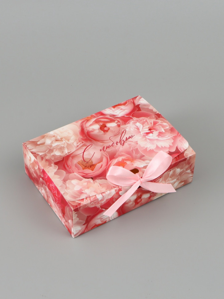 Коробка 16,5х12,5х5 см "С Любовью"  