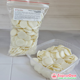 Глазурь кондитерская Белая в дропсах / Россия, 100 гр