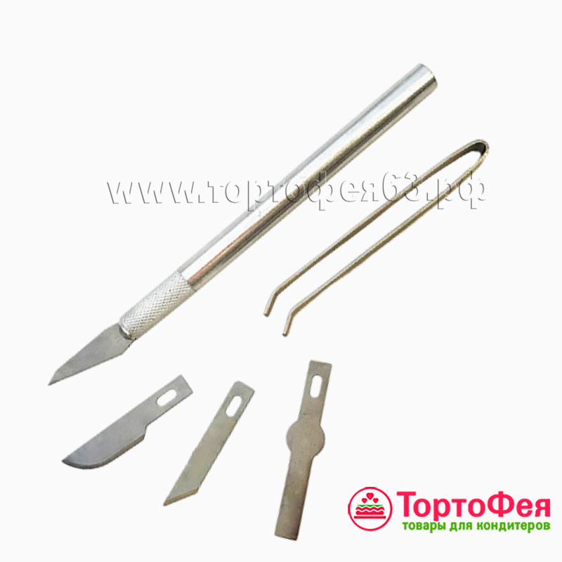 Резак металлический (4 насадки + пинцет)