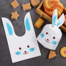 Пакетик с завязками 13х11 см &quot;Зайчик&quot;, 1 шт 