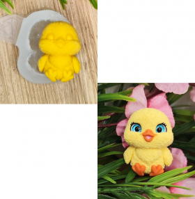 Молд силиконовый Цыпленок 3,9 см